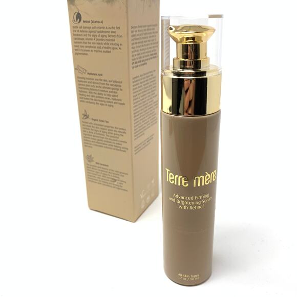 Terre Mere Advanced Firming Brightening Serum W/ Retinol All Skin Types 1.7 Oz - Picture 5 of 6